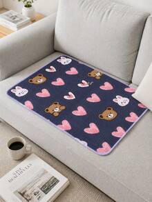 Reusable Washable Care Protection Pad, Cute Cartoon Pattern Design, Exquisite Craftsmanship, High-Quality Choice, Suitable For Multiple Scenarios And People, Soft And Breathable, Ensures Peaceful Sleep, Quick-Drying And Absorbent, 4Sizes - Multicolor - View 5
