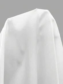 Men T-Shirt Co-Ords - White Black - View 5