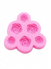 1pc Silicone Rose Flower Mold, Suitable For Polymer Clay Bouquet Casting, DIY Earring Pendant Making, Flower Resin Jewelry Accessories Clay Handmade Craft Mold - Rose - View 15