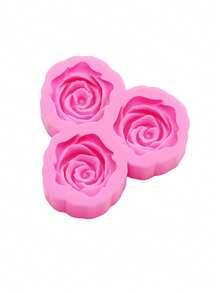 1pc Silicone Rose Flower Mold, Suitable For Polymer Clay Bouquet Casting, DIY Earring Pendant Making, Flower Resin Jewelry Accessories Clay Handmade Craft Mold - Rose - View 14