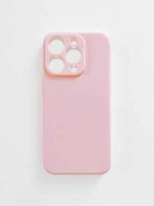 1pc 5 Colors Optional Solid Matte Phone Case Covers Unisex Minimalist All-Match Style Daily Versatile Black Beige Pink Blue Purple TPU Soft Shell Full Coverage Anti-Drop Compatible With IPhone Case,Compatible With IPhone17 /Compatible With IPhone17 Promax/Compatible With IPhone16 /Compatible With IPhone 15 /Compatible With IPhone 14 Pro Max Fast Shipping - Multicolor - View 52