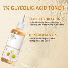 Toner Asam Glikolat, Toner Eksfoliasi Asam Glikolat 7%, Dapat Melembapkan dan Mengondisikan Kulit, 100ml - air asam asetat - View 3