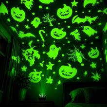 1PC Halloween Jack O Lantern LED Projector Night Light, Multicolor Light, Ghost, Bat And Star Pattern Projection, USB Powered Plug And Play Table Lamp, Portable Holiday Decor Light For Bedroom, Living Room, Desk And Party - Halloween Style - View 5