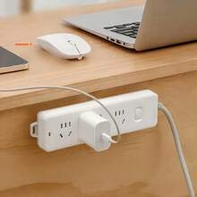 6pcs Power Socket Fixer, No-Drill Socket Fixer, Desktop, Wall, Multi-Function Fixer, Socket/Remote Control/Storage Box Fixer - A - View 4