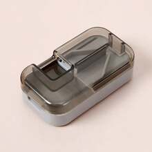 Portable Pill Cutter | Available In 3 Colors, Can Cut Various Sizes, Precision Pill Splitter 1/2, Equipped With Convenient Pill Storage Box Design, Suitable For Daily Medication And Travel Use, Made Of Plastic Material, Suitable As Birthday Gift, Back To School Gift, Mother's Day Gift, Easter Gift - Multicolor - View 10