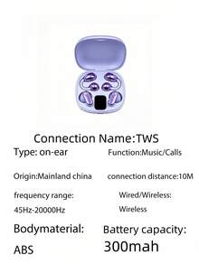 2026 New Design True Wireless In-Ear And Clip-On TWS Couples Fasion Daul Bluetooth 6.0 Headset Mini Couples Earbuds Gaming TWS HIFI Bass Stereo HD Calling Earphones For Android For Iphone Cellphone Sports Earpieces For Halloween's Day Gift - View 11