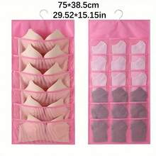 1pc Double-Sided Underwear Storage Bag, Multi-Functional Underwear Packaging Bag, Hanging Bra & Socks Organizer Bag - Multicolor - View 10