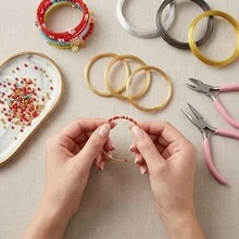 سلك معدني 0.6 مم/60 م، سلك خرز DIY، مناسب لصنع مشابك الشعر، نسج المجوهرات، التصفيف، لف السلك المعدني الزهري - خيط مجوهرات - مشاهدة 8