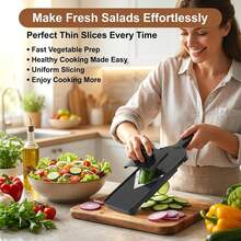 Handheld V-Shaped Mandoline Slicer, Portable Manual Cabbage Shredder And Slicer Tool, Sharp Stainless Steel Blade Vegetable Cutter, Can Process Cabbage, Carrots, Potatoes, Onions And Various Fruits And Vegetables; Ergonomic Non-Slip Handle Design With Hanging Hole For Easy Storage; Quick Vegetable Cutting Kitchen Prep Tool, Can Make Cabbage Shreds, Salads And Stir-Fry Ingredients - Multicolor - View 10