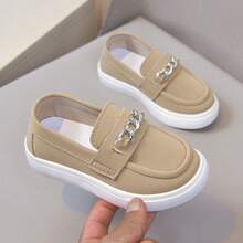 Boys, Girls, Slip-On Shoes, Lightweight, Comfortable, All Season, School, Gift - Khaki - View 3