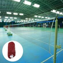 1pc Standard Competition Badminton Net, Dense Mesh Anti-Snagging Wear-Resistant Tear-Resistant Professional Specification, Indoor Training Outdoor Leisure Dual Use, Family Sports Entertainment, Halloween, Christmas Badminton Sports Equipment - Multicolor - View 9