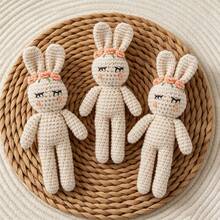 Handmade Crochet Rattle, Baby Interactive Crochet Toy, Built-In Bell, 3D Cute Design, Rich Details, Attract Baby's Attention, Develop Baby's Hearing, Baby Shower Gift, New Mom Gift, Christmas Gift, Easter Gift, Newborn Keepsake Gift - Multicolor - View 6