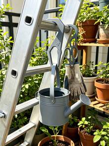 Ladder Hooks Suitable For Walls & Roofs - Holder For Paint Buckets, Maintenance Gear, Paint Lifting - Plastic Hooks For, Roof Repairs, Painters - Installation For Home & Use - Multicolor - View 2