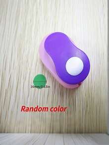 8/16/25/38/50mm Random Color Round Hole Punch, DIY Embossing Hole Punch, Scrapbooking Punch, Paper Cutting Hole Punch, Circle Hole Punch - Multicolor - View 8