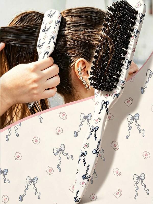 1 buah Sisir Rambut/Sikat Jenggot Plastik Unisex Sisir Penata Rambut Menghaluskan Rambut Kusut dan Berantakan Bebas Aroma Sisir Profesional Halus Sisir Pembersih Rambut Sisir Pengontrol Tepi dengan Ekor Lancip Lebar Sisir Belakang dan Sisir Pengurai Rambut Nyaman untuk Membagi Rambut, Menata, Memoles, dan Menghaluskan Rambut Menciptakan Gaya Rambut Halus Bebas Kusut Cocok untuk Pria dan Wanita Direkomendasikan sebagai Hadiah Natal