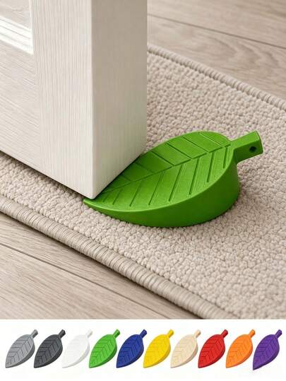 Door Stopper, Door Wedge, Door Block, Door Holder, Door Bumper. Fix Door In Place, Home Product, Door Plug, Windproof Door Stopper. Movable Door Stopper, Silent Non-Slip Design. Color Options, White Black, Pink Red, Durable Design