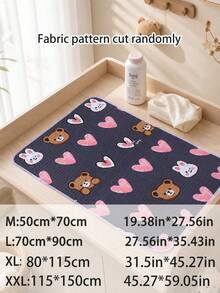 Reusable Washable Care Protection Pad, Cute Cartoon Pattern Design, Exquisite Craftsmanship, High-Quality Choice, Suitable For Multiple Scenarios And People, Soft And Breathable, Ensures Peaceful Sleep, Quick-Drying And Absorbent, 4Sizes - Multicolor - View 10
