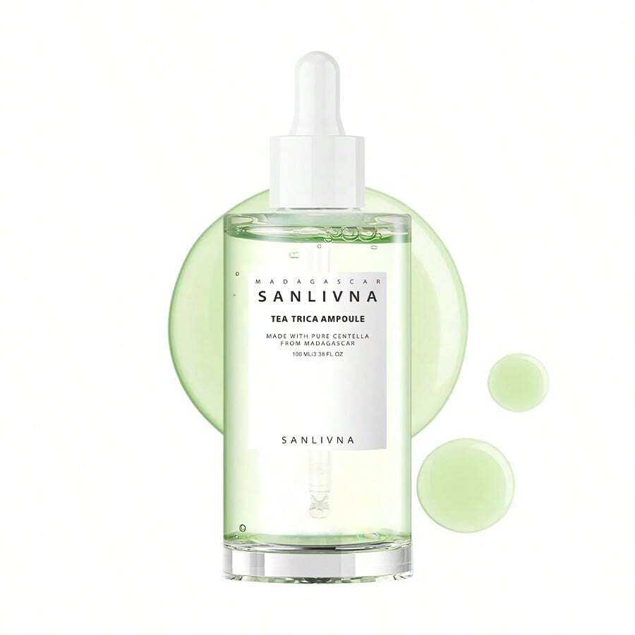 100ml Centella Asiatica & Tea Tree Oil Facial Serum, Deeply Nourishing, Soothing & Moisturizing For Sensitive Skin, Anti-Aging, Suitable For All Skin Types, Great Gift For Women And Girls - Centella Asiatica Tea Tree Extract - View 1