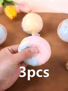 1 Buah/3 Buah Bola Squishy Bintang Laut Renyah ASMR - Mainan Remas yang Menggerogoti Cangkang, Mainan Pereda Stres untuk Anak & Dewasa - MultiWarna - View 14