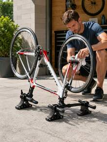 2/1pc Bicycle Inverted Repair Stand, Portable Bicycle Handlebar Support Rack, Non-Slip Bicycle Maintenance Tool, Suitable For Mountain Bikes And Road Bikes, Stable Support For Cleaning, Repair, Adjusting Derailleur And Brakes - Multicolor - View 4