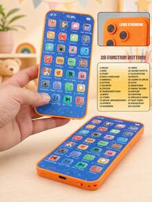 1pc Children's Early Education Multi-Function Toy, With Light And Music Phone, Boys And Girls Simulation Telephone, Ideal Gift For Kids - Multicolor - View 12