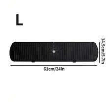 1pc Drain Mat, Sink Faucet Splash Guard, Silicone Drain Mat, Waterproof Drying Mat, Non-Slip Faucet Handle Drip Collection Tray For Kitchen And Bathroom Countertops - Kitchen, Bathroom, Farmhouse Sink Protection Mat - Multicolor - View 11