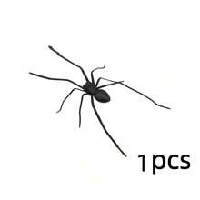 1 Piece - A Large Spider-Shaped Refrigerator Magnet Decoration, An Amusing Magnetic Decoration Design For Halloween That Is Fun To Play Tricks With And Scary, Suitable For Various Scenarios Such As Kitchen, Office, Whiteboard, And Storage Cabinet. - Black - View 10