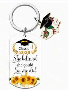 Regalo de Graduación 2026 para Él, Llavero de Graduado 2026, Regalo de Recuerdo de Graduación de Universidad, Colegio y Escuela Secundaria para Madre, Padre, Graduado y Maestro, Estilo y Color Distribuidos Aleatoriamente - Multicolor - Ver 16