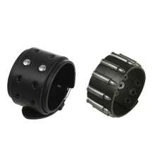 2pcs Punk Style Fashion Bracelets, Suitable For Men's Sports And Fashion Wear, Exquisite Bracelet Gift For Men - Black - View 7