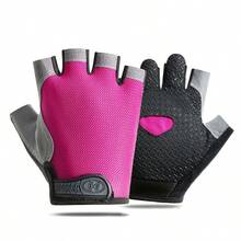 Lightweight Breathable Non-Slip Half-Finger Fitness Gloves, Suitable For Gym, Cycling And Various Training, Ultra-Lightweight Design, Unisex - Multicolor - View 13