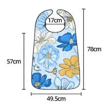 1pc Elderly Bib, Elderly Dining Bib, Waterproof Adult Bib - 1pc - View 8