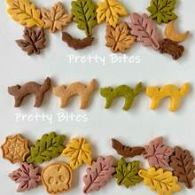 Cetakan Kue Thanksgiving Bentuk Daun Musim Gugur, Pemotong Kue Bentuk Daun, Cetakan Kue PLA, Cetakan Biskuit, Fondant, Kue Pastry, Dekorasi Kue, Alat Pemanggang - Putih - View 6