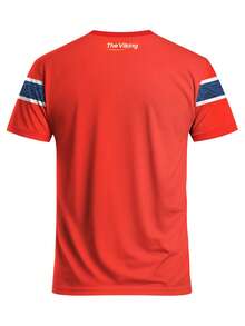 Norwegian Magic Style Customized Men's Soccer Jersey & Customizable Name & Number & Round Neck Lightweight Sports Top & Breathable, Moisture-Wicking, Quick-Drying & Training, Daily, Gift - Red - View 6