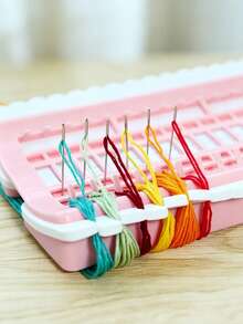 Cross Stitch Kit Storage Box Embroidery Thread Project Card 30 Slots Sewing Needle Storage Rack Craft Tools Accessories, Suitable For Sewing Room, Craft Table And DIY Studio, Sewing Accessories - Multicolor - View 9