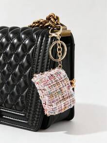 Ví đựng tiền xu mini, túi charm cầm tay, khóa cài tinh xảo chống thất lạc và bền bỉ, phù hợp cho đi làm, mua sắm hoặc hẹn hò - Nhiều màu - Xem 1