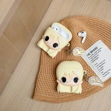 1pc Blonde Wing Girl Pro 2/3/4 Generation Protective Case, Cartoon Silicone Shockproof Soft Shell Compatible With Apple - Multicolor - View 1