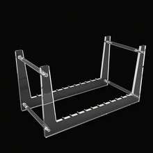Multifunctional Vinyl Record Storage Rack! Moisture-Proof And Wear-Resistant Bookshelf, File Arrangement+Star Magazine Display - Transparent - View 2