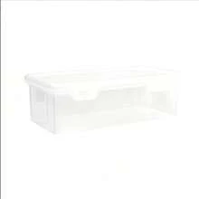 Transparent Plastic Storage Box With Snap Lid, Clear Organizer Box With Safety Clip, Stackable Small Parts Container, Suitable For Home, Office, Craft, Hardware And Travel Use - Transparent - View 5