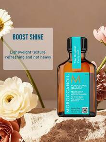 Moroccanoil 25毫升/0.85盎司摩洛哥阿甘油护发精华 | 滋养保湿护发油 | 富含生育酚（维生素E）和必需脂肪酸 | 恢复秀发光泽、柔软度和顺滑度 | 改善缠结和毛躁 | 轻盈不油腻配方 | 适合所有发质 | 滋养干燥受损发质 | 赋予秀发自然健康光泽 - 25ml(Travel Size) - 查看 4