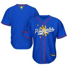 P Hilippines Three Stars & A Sun' Baseball Jersey - 1 - View 1