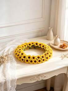 30pcs Mini Artificial Sunflowers, Fake Plants, Perfect For Weddings, Rooms, Home, Hotels, Parties, Events, New Year Gifts, Handheld Bouquets, Valentin - Yellow - View 6