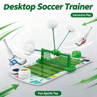 Children's Desktop Competitive Battle Toy, Football And Table Tennis Dual-Style Tabletop Game, 2-Player Interactive Battle Mode, Enhances Spatial Perception, Trains Quick Reaction And Hand-Eye Coordination, Parent-Child Interactive Family Gathering Desktop Mini Game, Indoor Leisure Stress Relief Educational Sports Toy, Suitable For Boys And Girls, Perfect For Birthday And Holiday Gifts