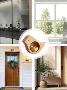 Japanese Style Doorbell Reminder, Wooden Wind Chime, Suction Cup Mount, Indoor/Outdoor Universal, Wireless, Battery-Free, Electricity-Free Home Decor Gift - A - View 8