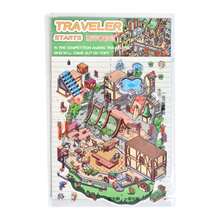 A Set Of DIY Scene‑Building Stickers, Girls Leisure Fun Diorama Stickers, Creative 3D Stress‑Relief Handmade Scene Stickers - Mini 11.0 Traveler Edition - View 2