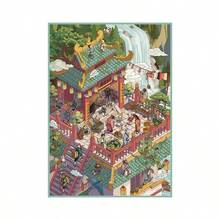 A Set Of DIY Scene‑Building Stickers,Chinese‑Style Zodiac Market Fun DIY 3D Scene Stickers,National 12 Chinese Zodiac Themed Scene Decals - 32.0 Zodiac Sign: City Horse Courier Agency - View 5