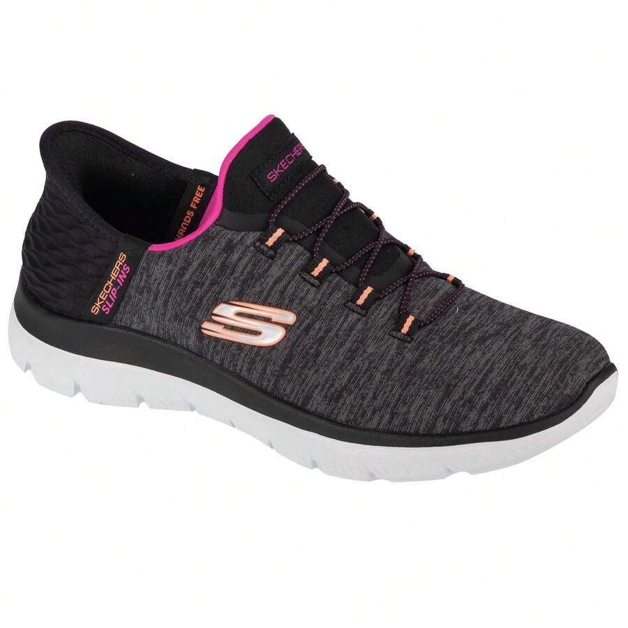 Skechers Summits - Dazzling Haze - Black Womens Sports Shoes - black 2 - View 1