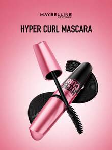 Maybelline Maskara Tahan Air Meibole #Hitam 9.2ml, Aplikasi Satu Sapuan untuk Bulu Mata Bervolume dan Lentik, Anti Luntur, Perlindungan 4-in-1 (Tahan Air/Tahan Keringat/Tahan Air Mata), Cocok untuk Pemula - Hitam - View 7