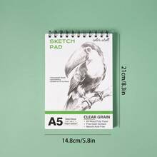Buku Sketsa Tebal Becolor - Ukuran A4 - Buku Catatan Seni untuk Pelajar dan Pemula. Ukuran A5 - Buku Gambar Kosong A3, Masing-masing dengan 30 Halaman - Burung Toucan - View 15