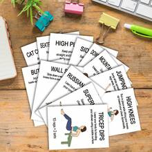30pcs Pilates Mat Workout Cards, Exercise Cards For Full Body Fitness, Illustrated Pilates Core Training Cards With Instructions, Daily Exercise Cards, Perfect For Friends, Family & Beginner - A - View 6