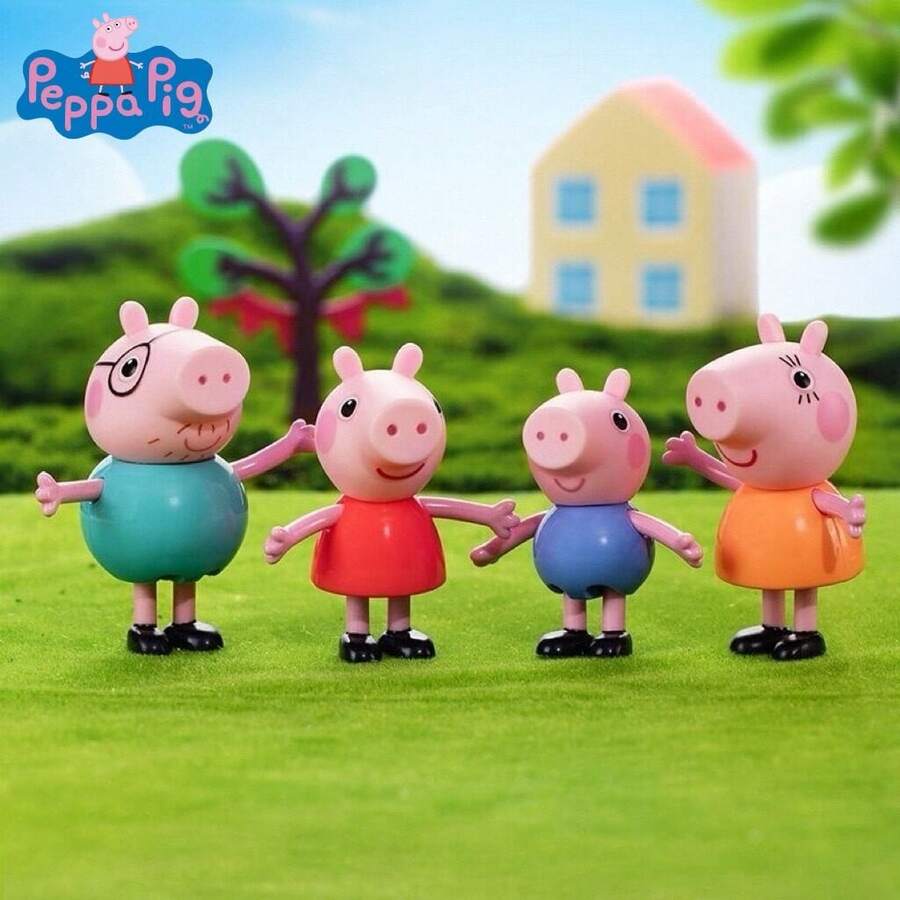 Seri Figur Peppa Pig Hasbro - Set Figur - Peppa dan Keluarganya - MultiWarna - View 1